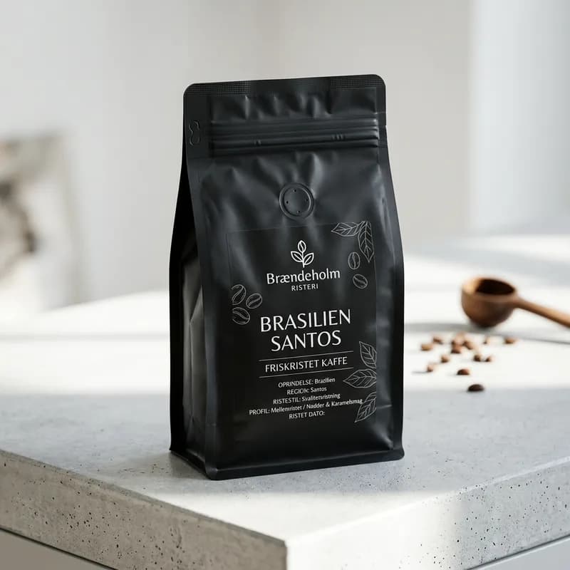 Brasilien Santos - Friskristet kaffe