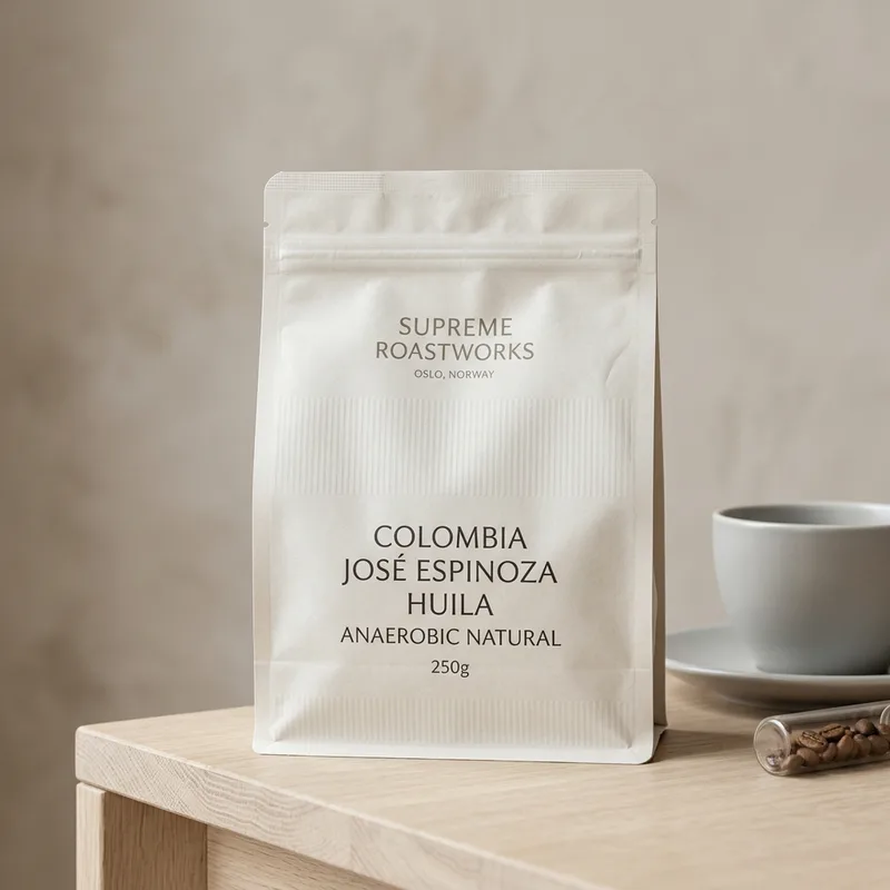 Colombia, José Espinoza, Huila, Anaerobic natural, 250g