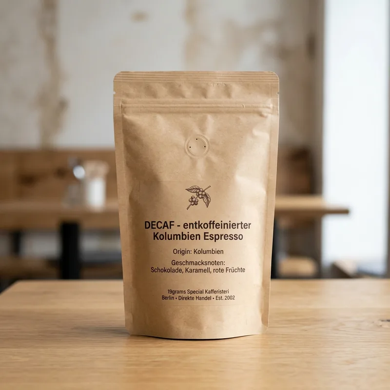 Decaf - entkoffeinierter Kolumbien Espresso
