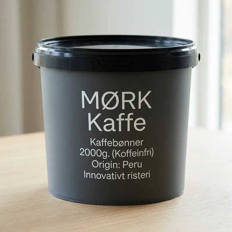 Kaffebønner 2000g. (Koffeinfri)