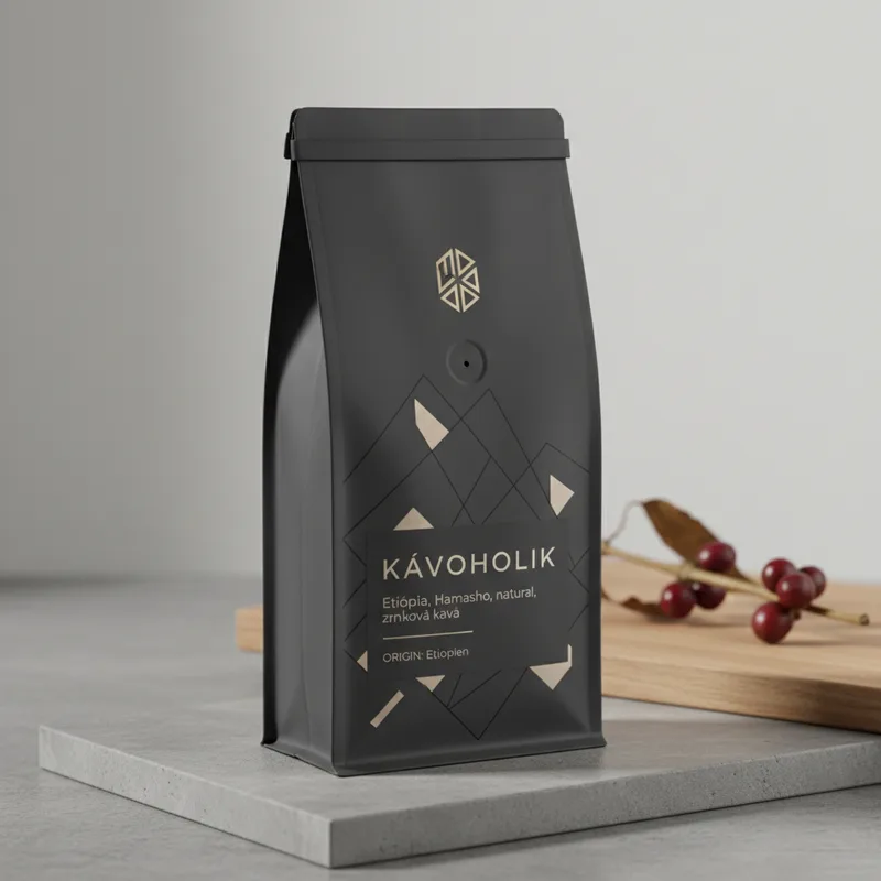 KÁVOHOLIK, Etiópia, Hamasho, natural, zrnková káva