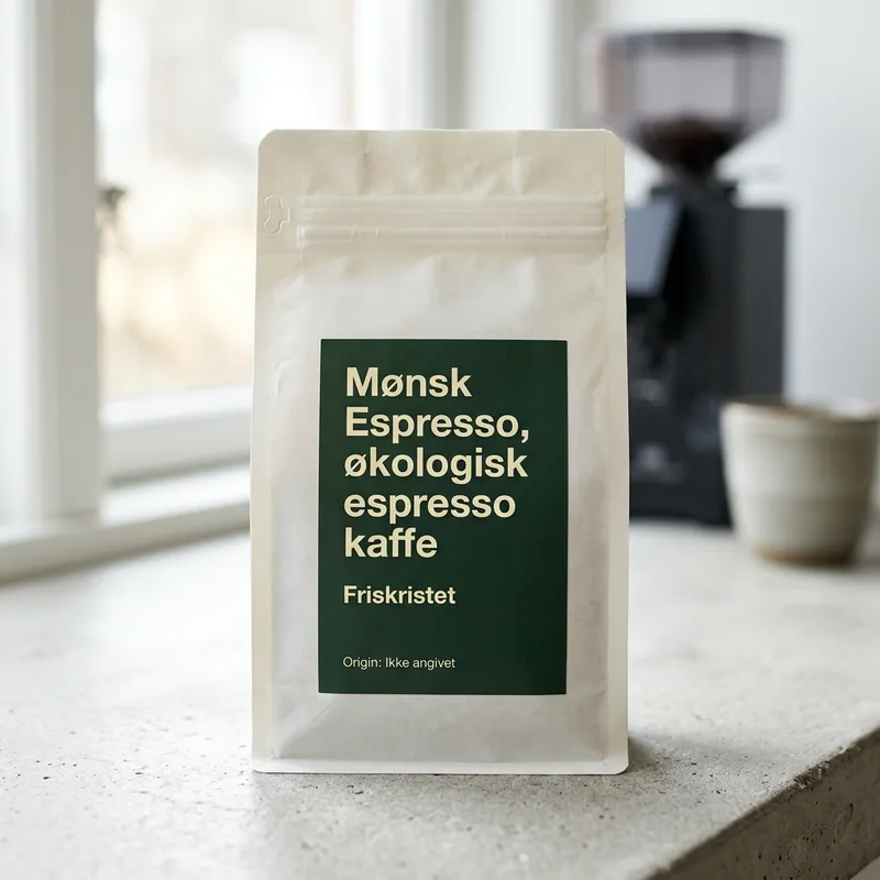 Mønsk Espresso, økologisk espresso kaffe