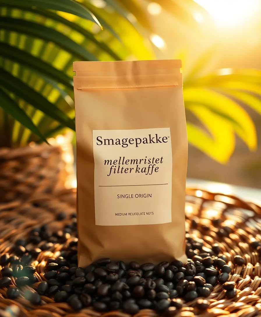 Smagepakke mellemristet filterkaffe
